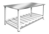 Mesa Em Aço Inox 1,90 X0.70x0.80